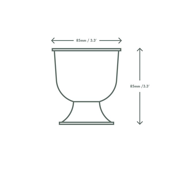EcoFriendly PLA Goblets Compostable Wine Goblets Disposable Wine
